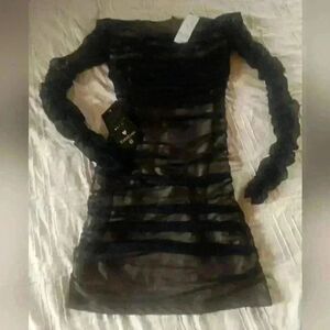 **NWT** Corsican Nights Off-Shoulder Mini dress, Size Small